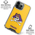 East Carolina University ECU Pirates Logo Yellow iPhone 16 Pro Clear Case
